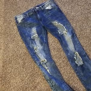 Distressed Jeans